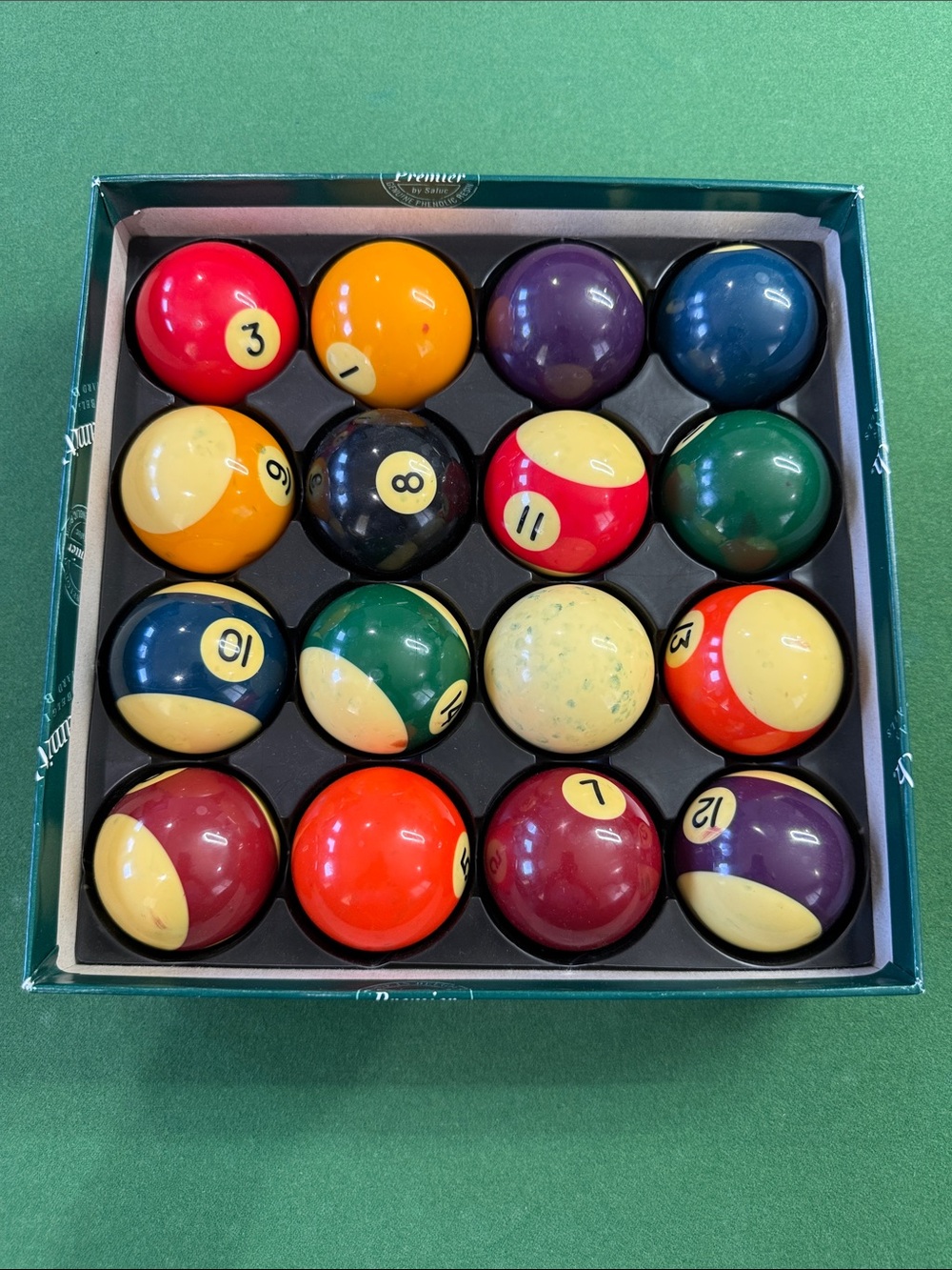Aramith Premier Green Pocket Billiard Ball Set - Multi-Color